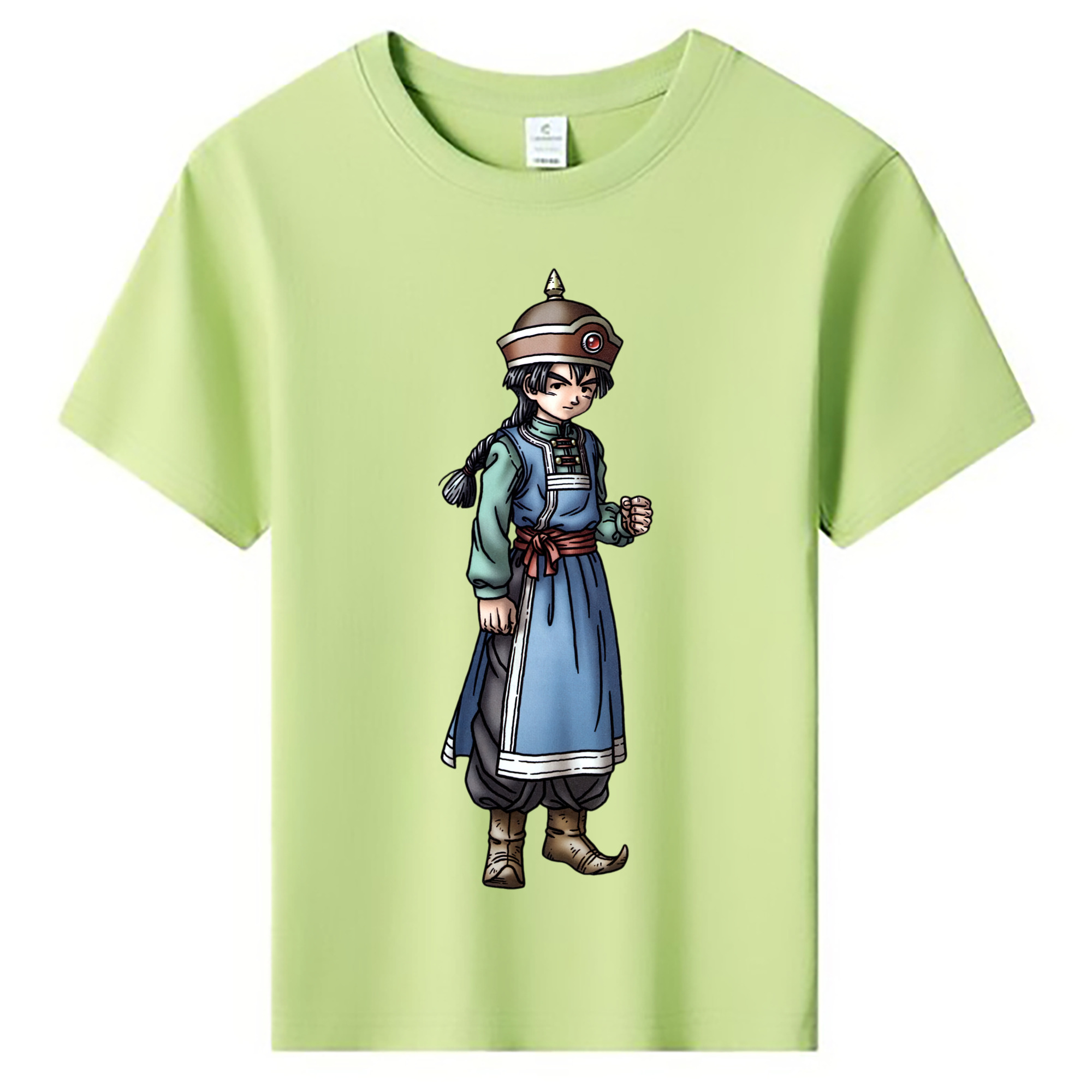 （画像用） ドラゴンクエスト Doragon Kuesuto Dragon Quest 綿100％キッズTシャツ（フロントプリント）